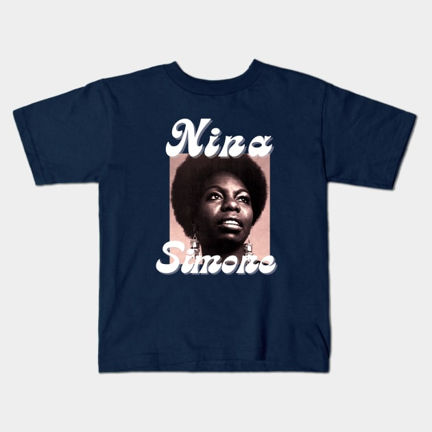 Nina Simone Kids T-Shirt by artbleed